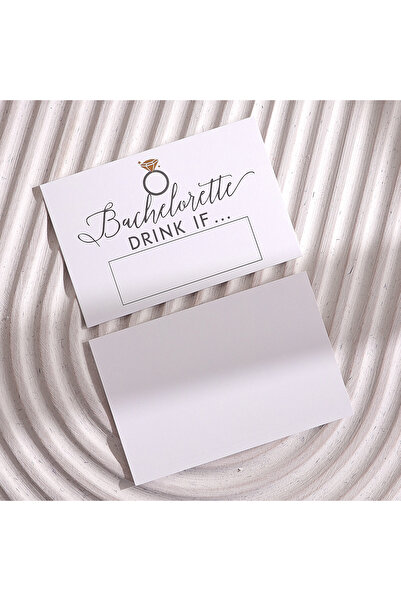 Choice 10 قطع - أبيض 10 قطع لعبة الشرب لحفل توديع العزوبية - إذا كانت لعبة بط...