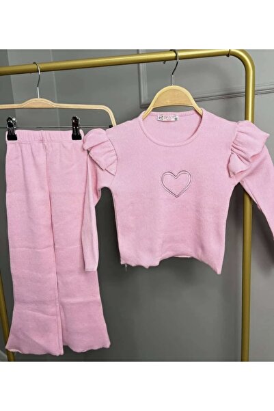 Blotch Set dublu pentru copii, cu mânecă lungă, bluză și pantaloni, culoare r...