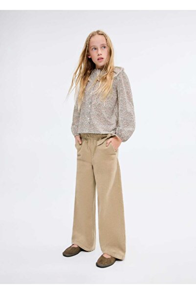 MANGO Kids Pamuklu culotte pantolon
