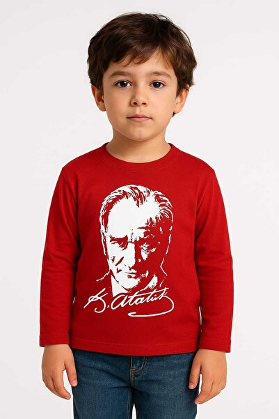 VRHediye Ataturk Printed October 29Th Republic Day Show T-Shirt Long Sleeve