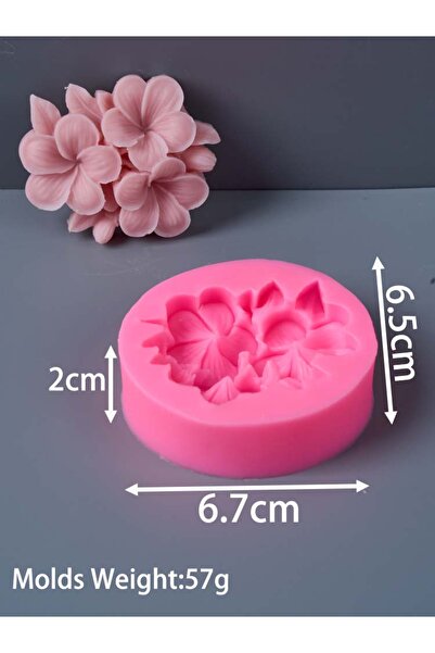 Choice 02 قالب شمعة سيليكون على شكل زهرة غاردينيا بلوميريا ثلاثية الأبعاد، صابون يدوي الصنع، قوالب راتنج جبسية، شوكولاتة C