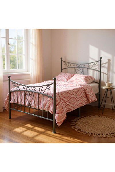 Ercahome tekstil طقم غطاء لحاف وردي لشخص واحد مقاس 160×220