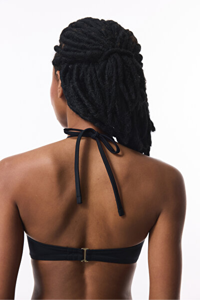 Penti Černý top od bikin PLD4M18K25IY