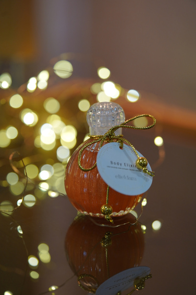 elieldam Body Elixir – Etkili Gold Simli Işıltı Veren Besleyici Vücut Yağı 30 ml -Özel El Üretimi