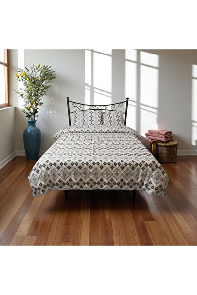 Ercahome tekstil طقم أغطية سرير مزدوج بتصميم ملون وحيوي