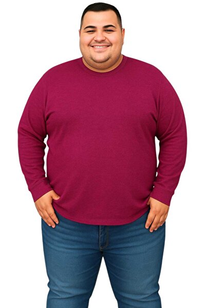 sngl Men's Large Size Oversize Long Sleeve T-Shirt 3XL 4XL 5XL 6XL 7XL 8XL 9XL