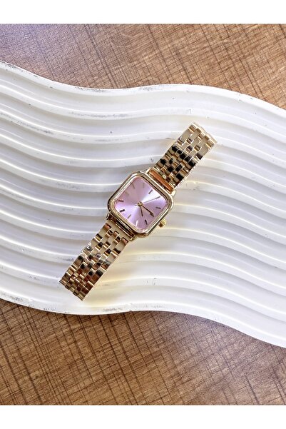 LOOQ Retro Cord Square Dial Women's Vintage Watch