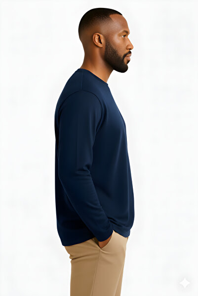 sngl Ανδρικό μακρυμάνικο φούτερ oversize S-M-L-XL-2XL