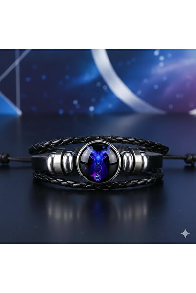 Diyar Tasarım Oğlak Burcu Bileklik Gece Parlayan Bolluk Bereket Enerjisi