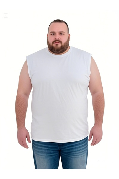 sngl Чоловічий великий розмір Oversize безрукавка T-shirt 3xl 4xl 5xl 6xl 7xl 8xl 9xl