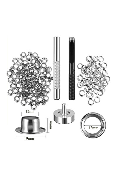 Choice 100 مجموعة من حلقات التثبيت مقاس 12 مم، مقاس 6/8/10/12 مم، مع 3 أدوات ...