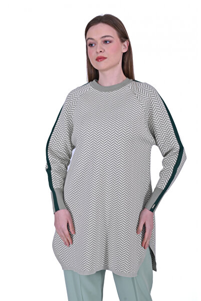 Invee İNVEE 6867 Çağla Triko Tunik