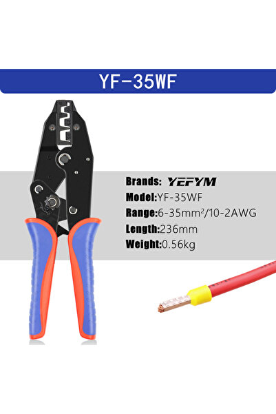 Choice أدوات الضغط YF-35WF للأكمام ومحطات الطوق وطرف السلك الدبوس وسلك السقاط...