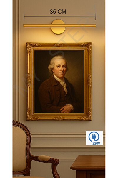 MYSTERY Eskitme Günışığı LED Duvar Apliği 35 cm – Ayna & Tablo Üstü Dekoratif Işık | Modern Metal Gövde