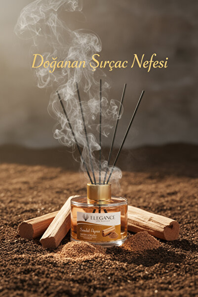 Elegance vip Perfume Sandal Ağacı Bambu Cubuklu Ortam Ve Oda Kokusu (130 Ml)