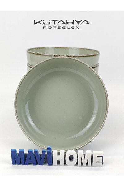 MAViHOME Moderna Serisi 15 Cm Yeşil Çorba Kasesi 6 Lı ( Amblemli )