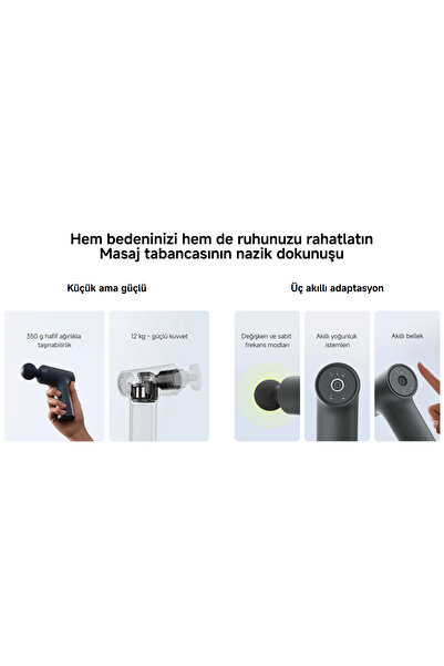 Xiaomi Massage Gun mini 2 Masaj Tabancası (Xiaomi Türkiye Garantili)