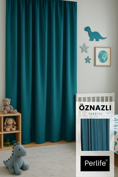 perlife Fonluk Kumaş Pilesiz Perde