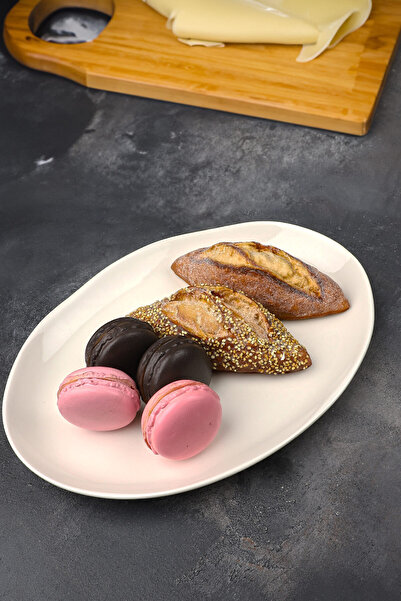 Porselen Diyarı Seashell Porcelain 28 cm Oval Boat Plate