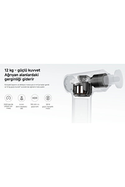Xiaomi Massage Gun mini 2 Masaj Tabancası (Xiaomi Türkiye Garantili)
