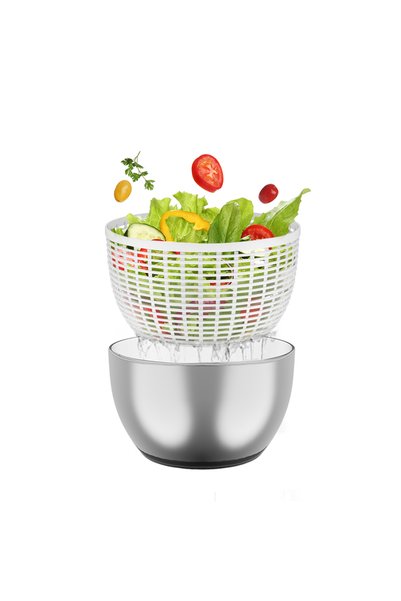 Fabcio Magicmom Salad Spinner Set (Steel)