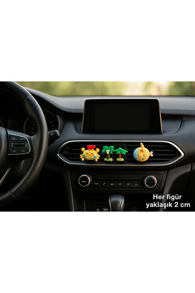 Çiçek Antalya مجموعة من 3 قطع لتزيين مكيف الهواء داخل السيارة بتصميم البحر ال...