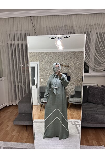 SUESO STORE %100 Pamuk Namaz Hac Umre Elbisesi + Şal Takım