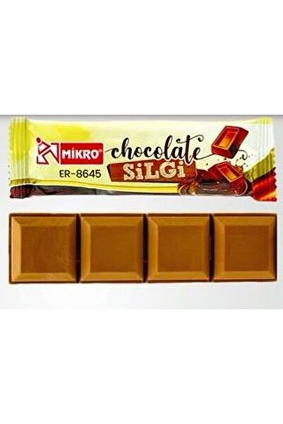 Mikro Çikolata Silgi /Çikolata Şekilli Çikolata Görünümlü Silgi - 1 Adet