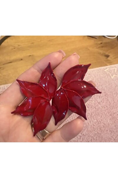 FloresDeCarnaval Cerise Noir- Retro Şık Küpe💅🏼