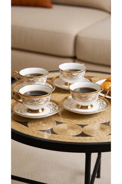 Generic Tea or cappuccino cups and saucers set