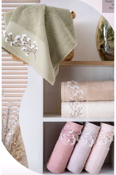 Nurpak Nazenin 100% бавовняна 3D рушник для рук і обличчя, 6 шт.