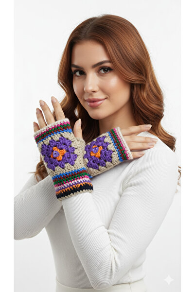 drt tasarım قفازات متعددة الألوان بدون أصابع