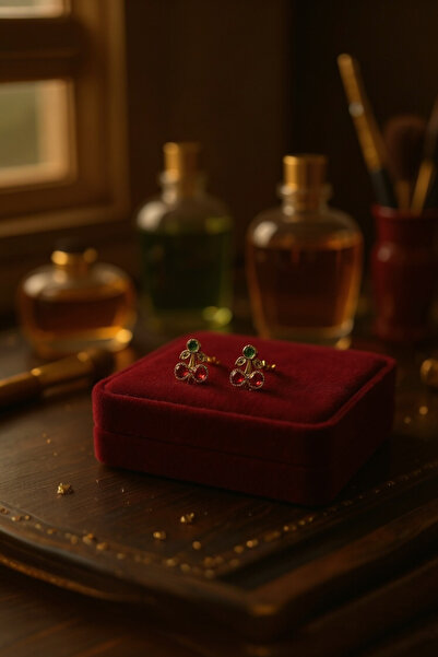 Çgk Çiğdem Gürel Kuyumculuk Kiraz Çocuk Altın Küpe