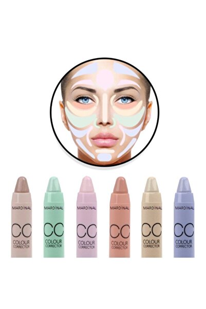 Kaizens Life Color Corrector Cc Krem Stick Cc 5 Li Set Makyaj Kapatıcı Cilt T...