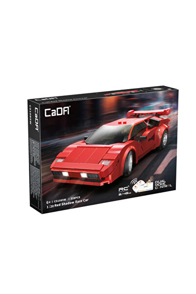 Choice box Cada 1:20 328 Pcs City Technological RC Racing Car App Building Blocks Remote Control Speed Vehi