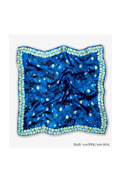 Galiga Van Gogh Stars %100 Ipek Fular 55x55cm '"Art On Silk"