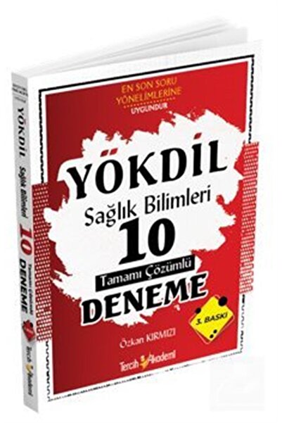 Tercih Akademi Yayınları YÖKDİL Sağlık Bilimleri 10 Çözümlü Deneme ( 2026 )