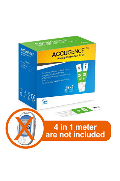 Choice شريط الكيتون فقط 30 مجموعة اختبار سريع لقياس الكيتون في الدم لنظام الك...