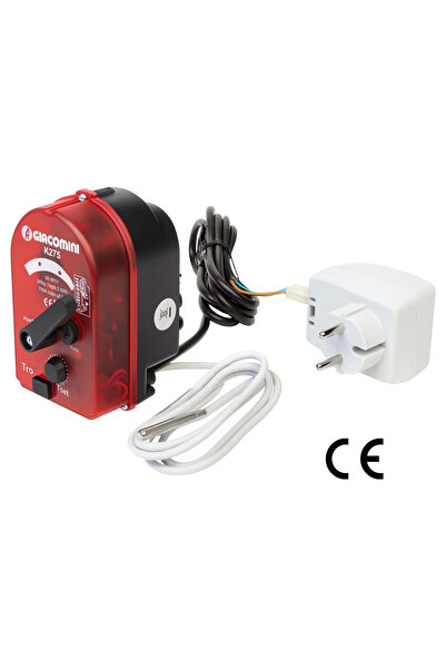 GIACOMINI Servomotor electric K275Y002, 24V, cu regulator de temperatură inte...