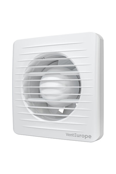 Venteurope Ventilator de baie CLASSIC100BDHT, 100 mm, supapă de sens unic, temporizator, senzor de umiditate, 97 mc/h