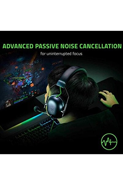 RAZER BlackShark V2 X Gaming Headset: 7.1 Surround Sound, 50mm Drivers, Memory Foam Cushion, for PC,