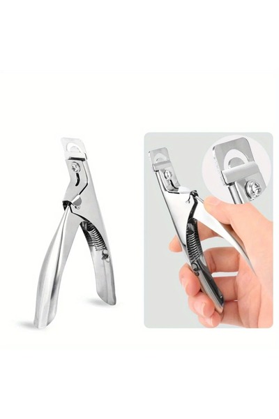 Choice Mirror Light 1pc Professional Nail Capsule Cutter U-Shaped False Acryl...