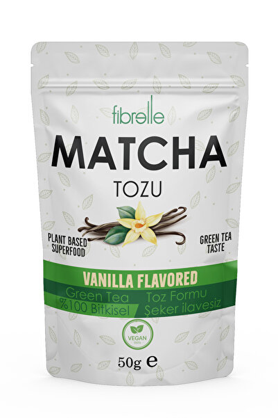 Fibrelle Vanilya Aromalı Matcha 50g / Vanilla Matcha 50g