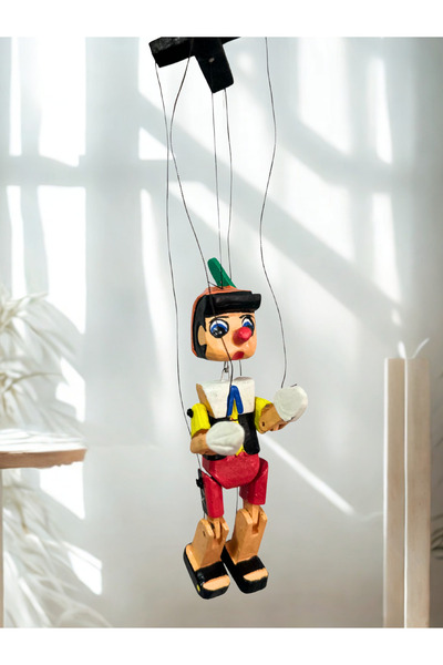 Home Pinokyo Ahşap İpli Kukla Oyuncak 20 cm