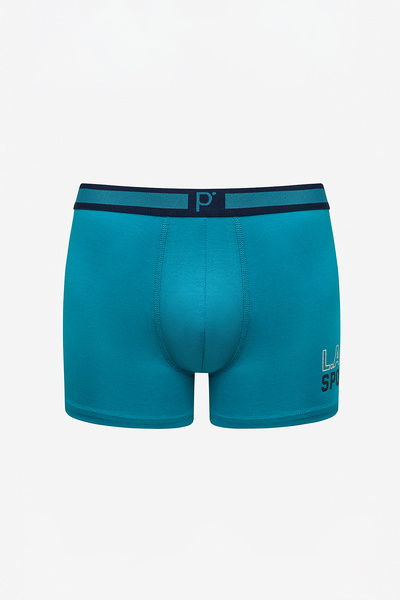 Penti Erkek Pamuklu Slogan 3lü Çok Renkli Boxer