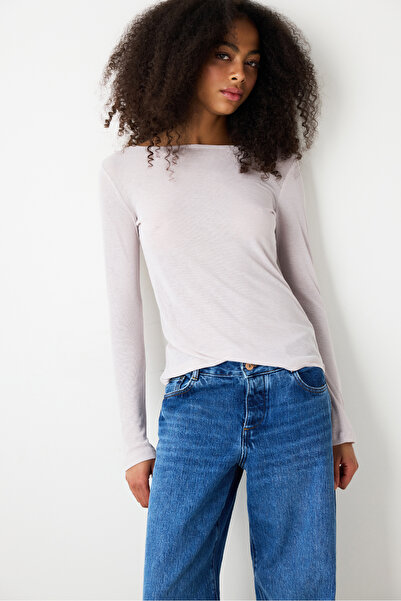 Penti Powder Semi-Transparent Long Sleeve Top