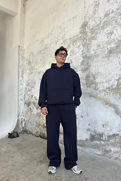 CMZ COLLECTİON Σετ φόρμας Unisex με φαρδιά γραμμή και 3 κλωστές, Oversize |  ...