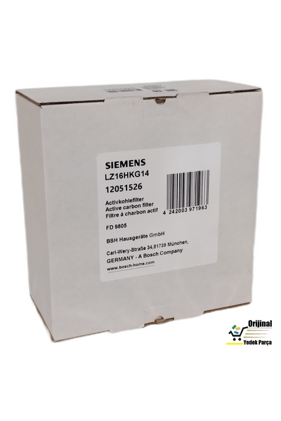 Bosch LC67KPJ70T/01 Davlumbaz Karbon Filtre LZ16HKG14 2li 1Takım Bacasız Aspi...