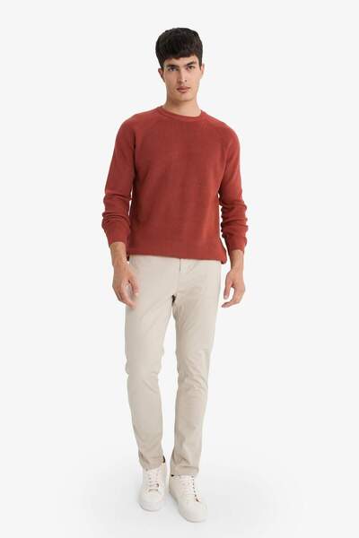 DeFacto Standard Fit Crew Neck Sweater Sweater A8458Ax24Wn