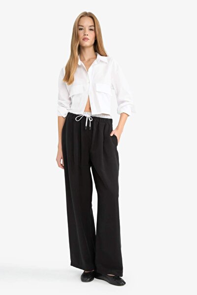 DeFacto Baggy Fit Double Pocket Regular Waist Standard Length Trousers G2870Ax25Au